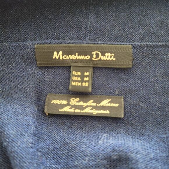 Massimo Dutti Blue cardigan  Size M - Picture 3 of 7